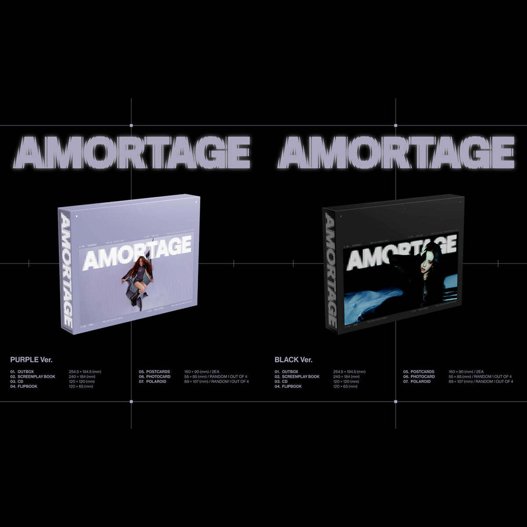 ** Jisoo (Of Blackpink)- Mini Album "Amortage" (Random/Set)
