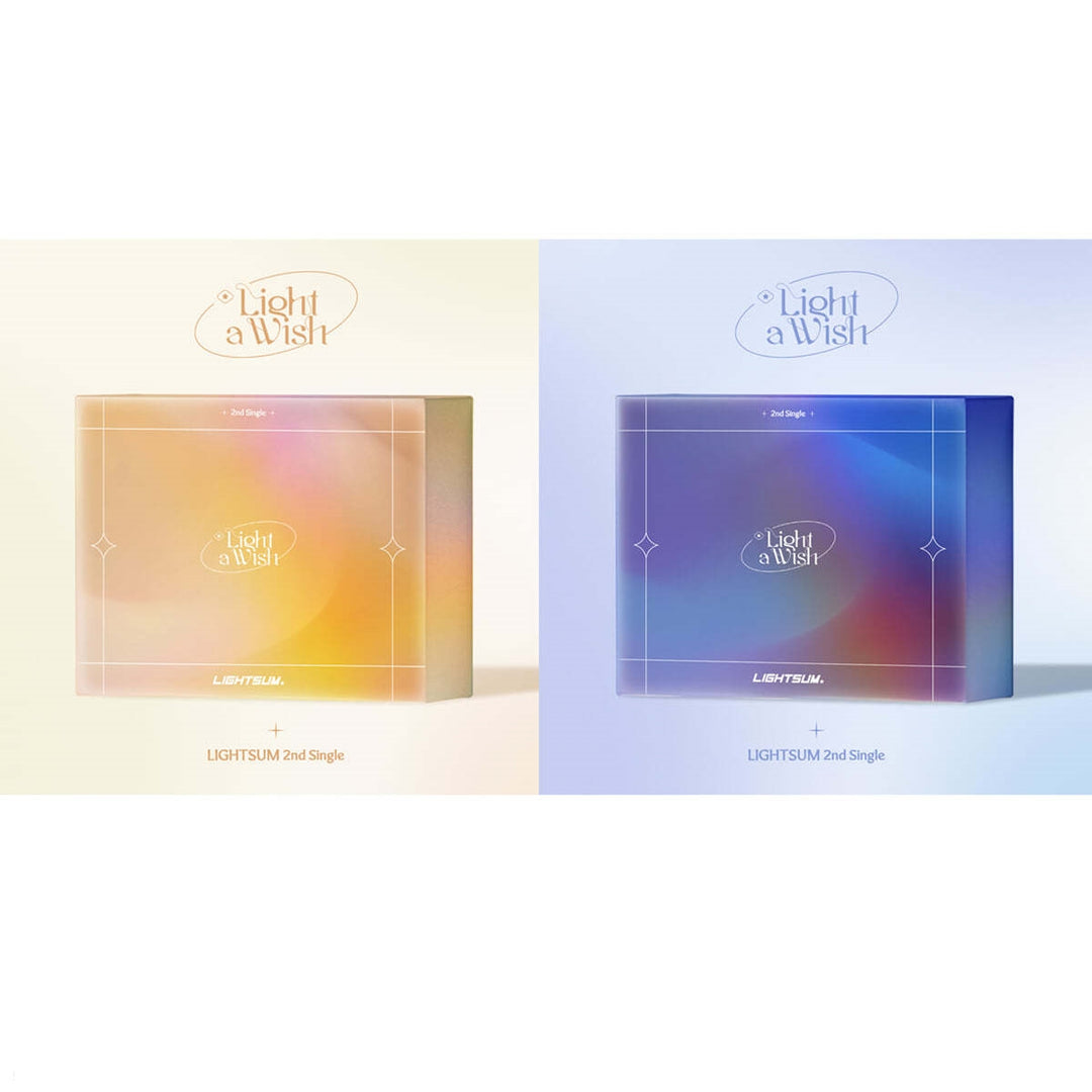 LIGHTSUM - 2nd Single "Light a Wish" (Random / Set)