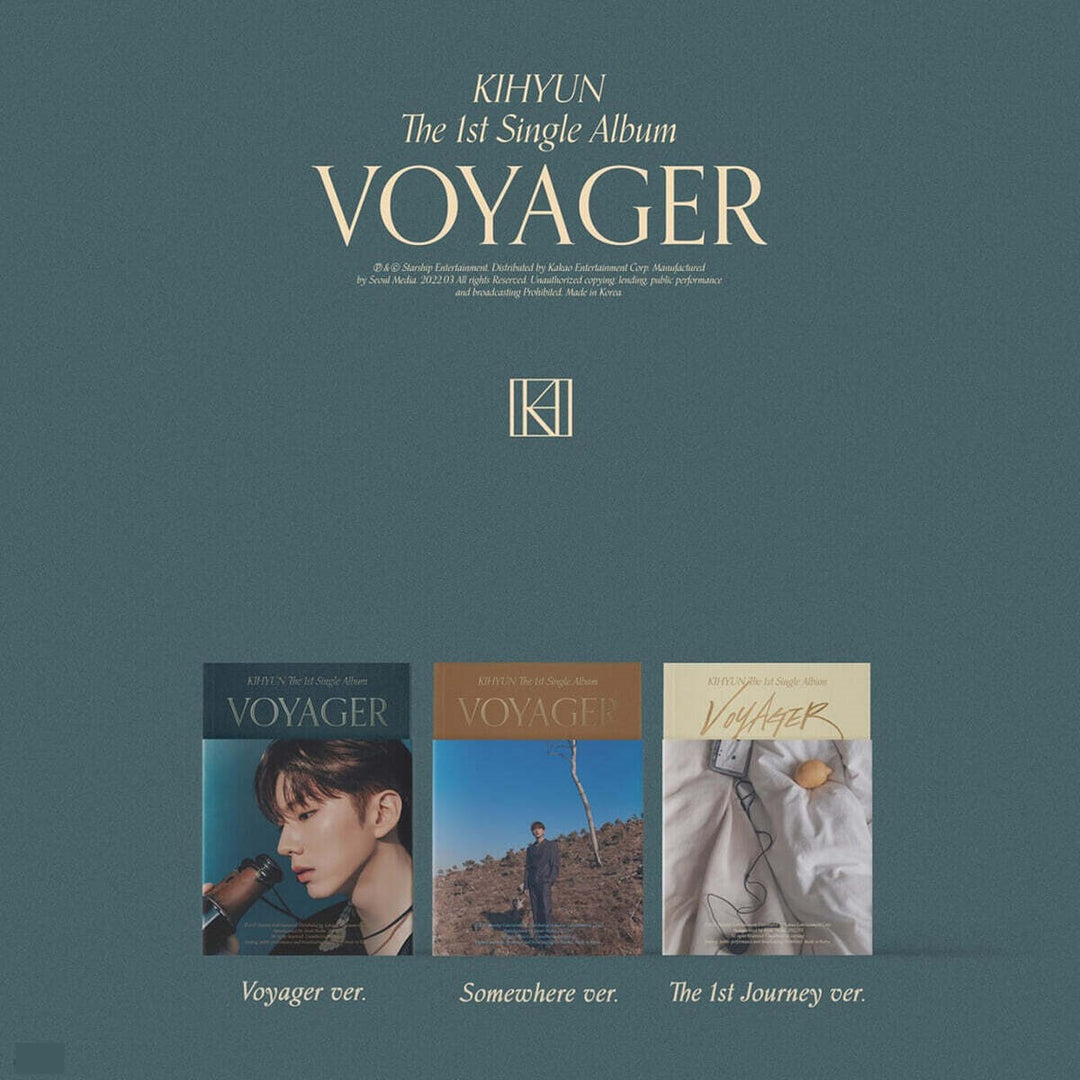 ** Kihyun (Of Monsta X) - 1st Single Album "Voyager" (Random / Set)