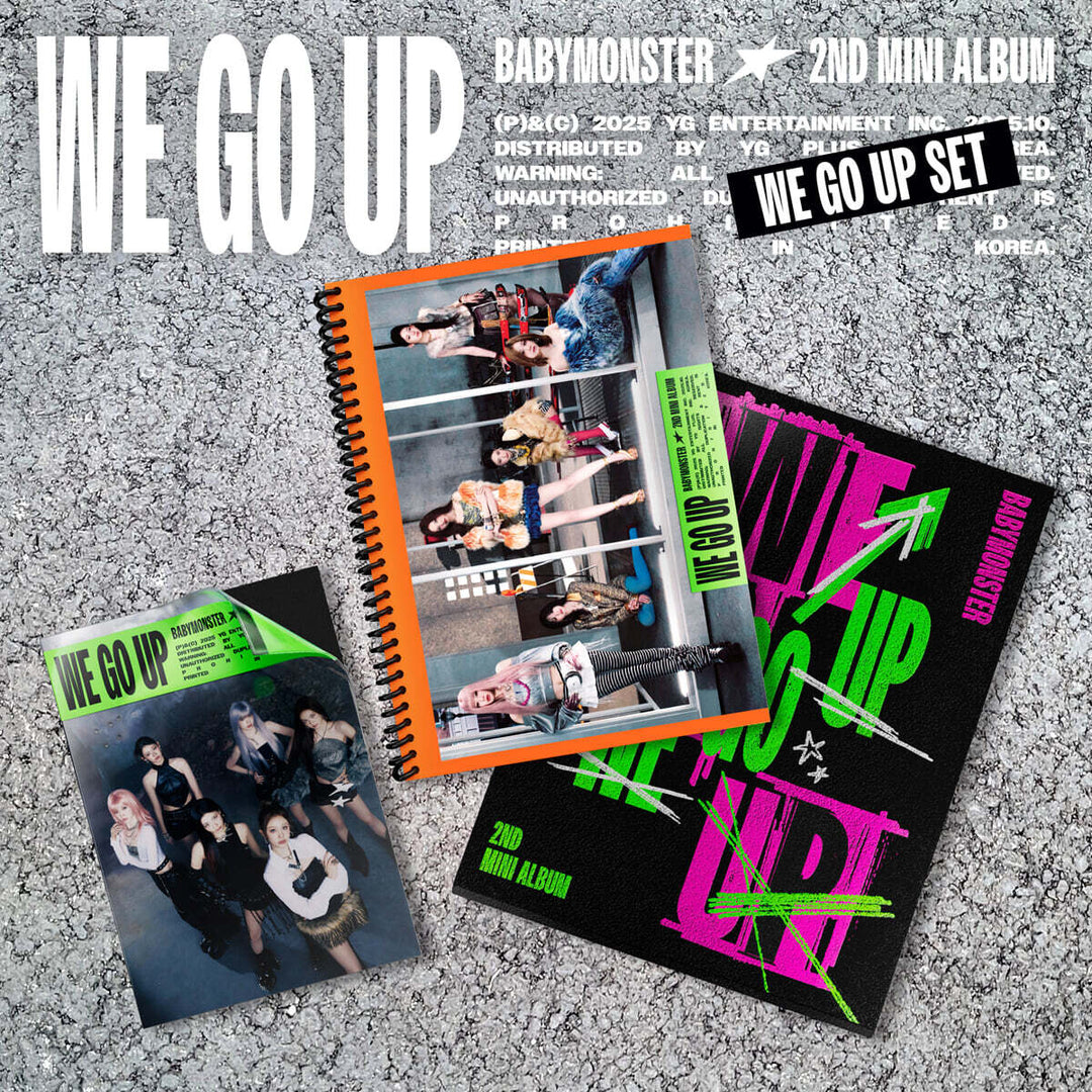 ** BABYMONSTER - 2nd MINI ALBUM "WE GO UP" (Random / Set)