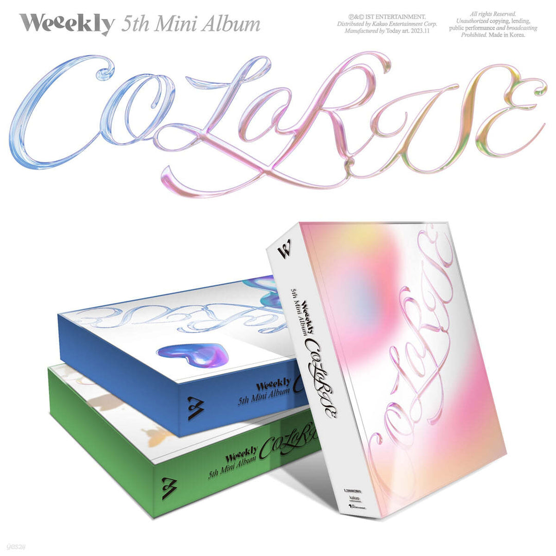 Weeekly - 5th Mini Album "ColoRise" (Random / Set) - HALLYUSUPERSTORE