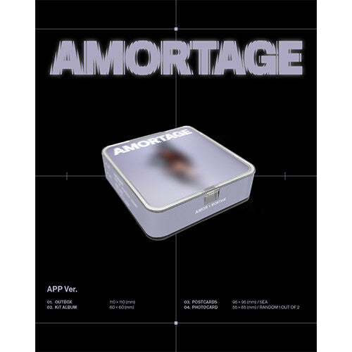 ** JISOO (of Blackpink) - Mini Album " AMORTAGE "(APP Ver.)
