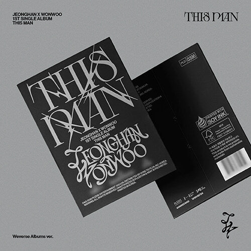 ** JeongHan X Wonwoo (of Seventeen) - 1st Single "This Man" (Weverse Album)