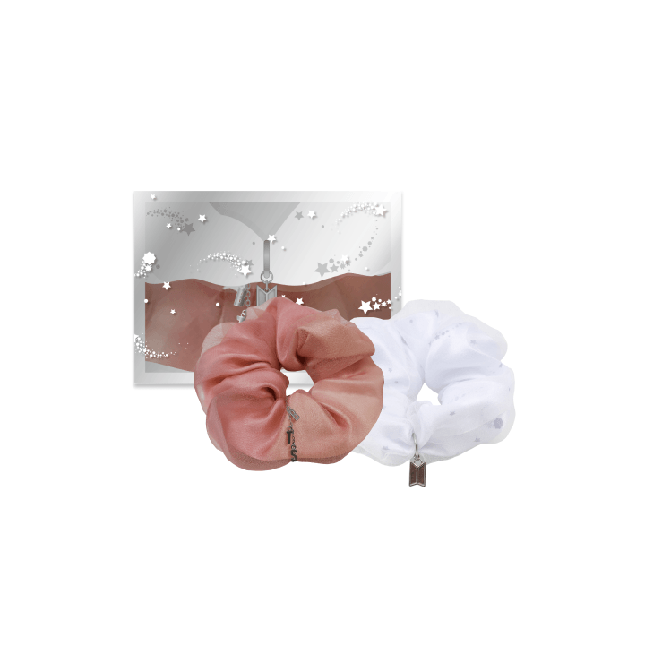 アイドル BTS FESTA Organza Scrunchie Set for Noon BTS - FESTA 2025 X WEVERSE OFFICIAL MD [Organza Scrunchie