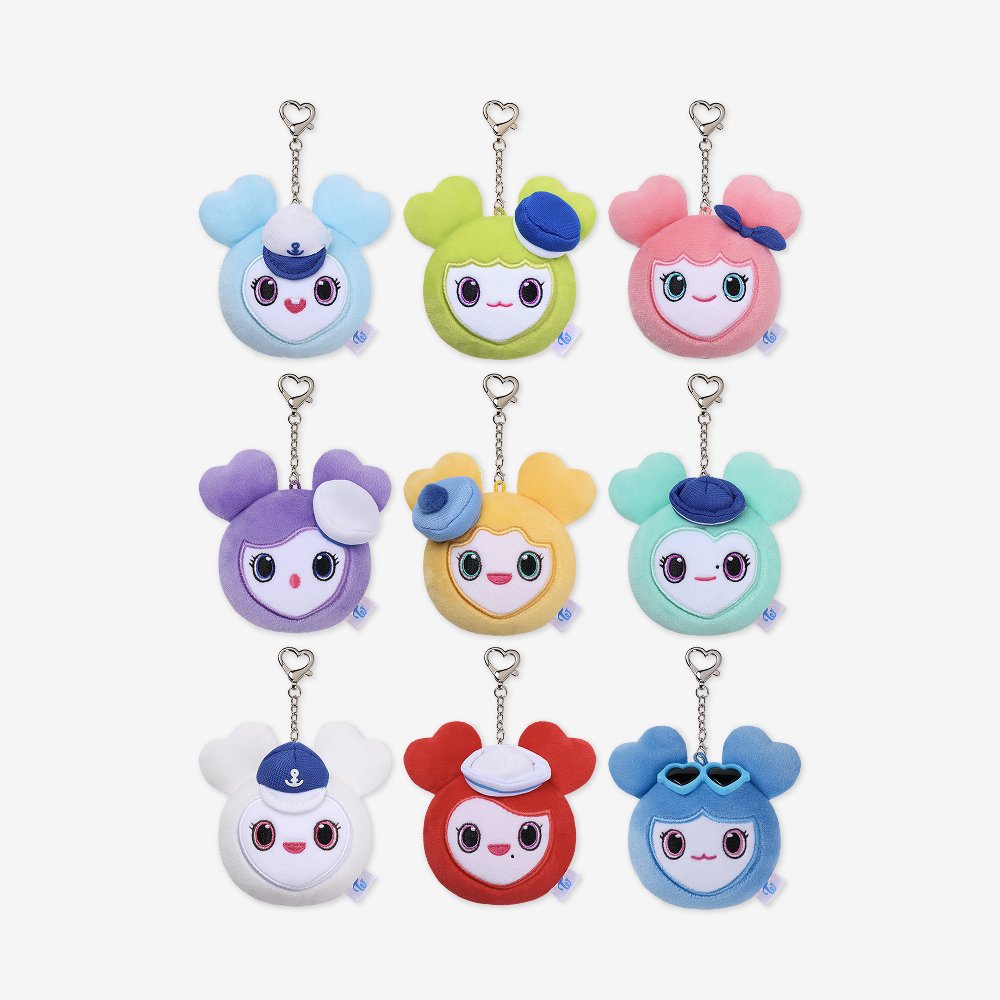 TWICE] LOVELY FACE KEYRING MARINE Ver. - 2026 TWICE THIS IS FOR