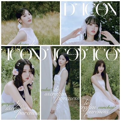 Le Sserafim - DICON ISSUE N°14 LE SSERAFI'M PURENESS A-type - HALLYUSUPERSTORE
