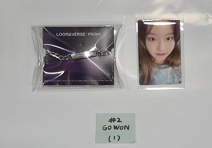 Loona " Loona VERSE : FROM" - 2022 Concert Chain Bracelet + Photocard - HALLYUSUPERSTORE