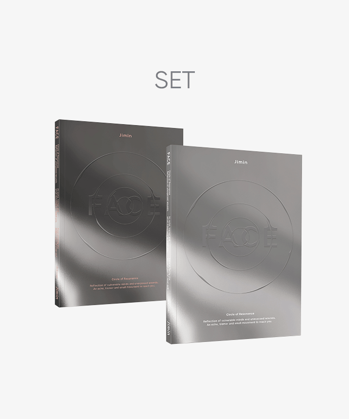 Jimin (of BTS) - "Face" Set + Weverse Benefit PVC Photocard - HALLYUSUPERSTORE