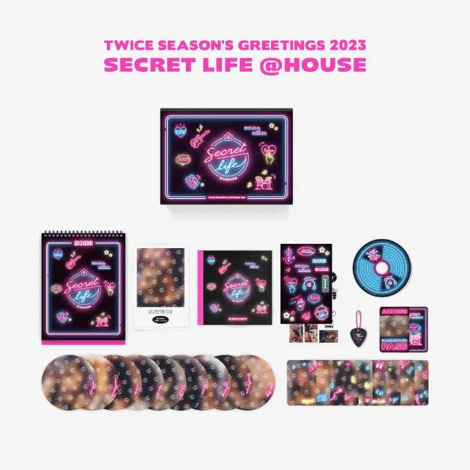 Twice - 2023 Season's Greetings "SECRET LIFE @HOUSE" - HALLYUSUPERSTORE
