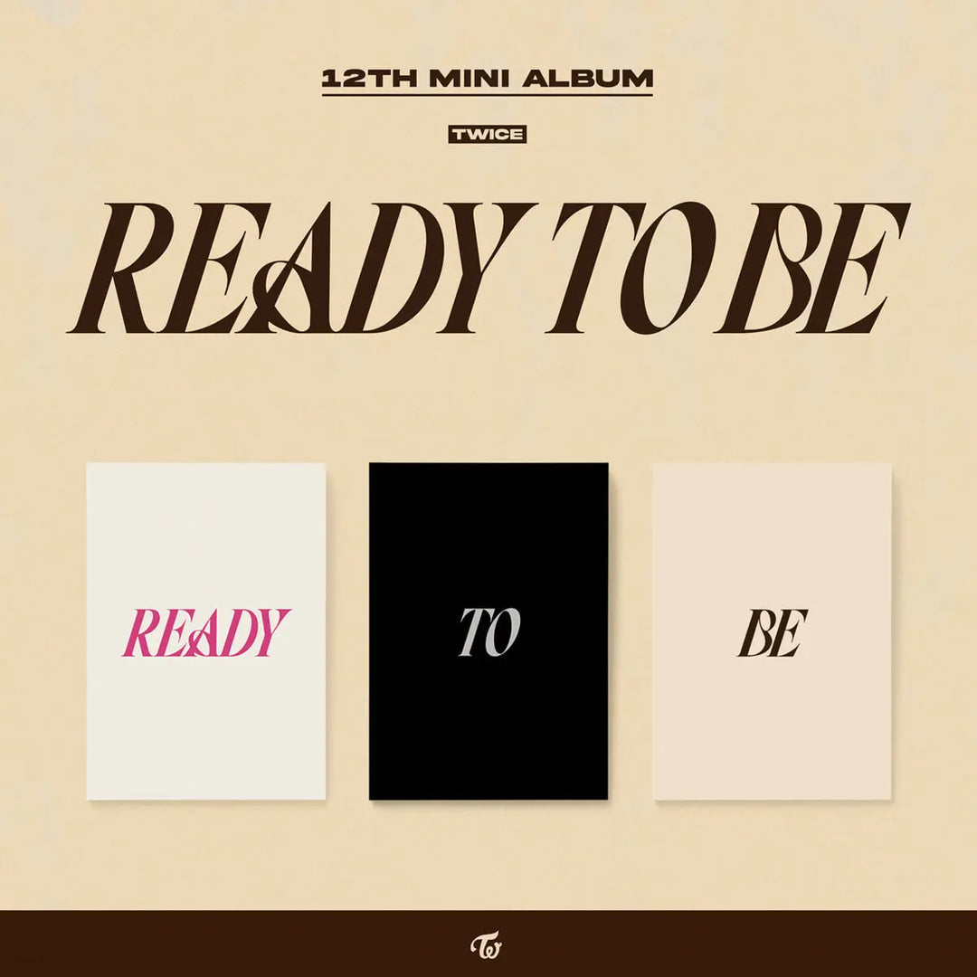 Twice - 12th MIni Album "Ready to Be" (Choose Version) - HALLYUSUPERSTORE
