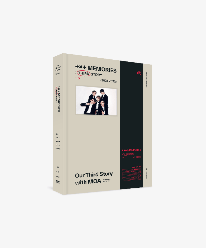 TXT - Memories : Third Story DVD + Weverse Pre-Order Benefit - HALLYUSUPERSTORE