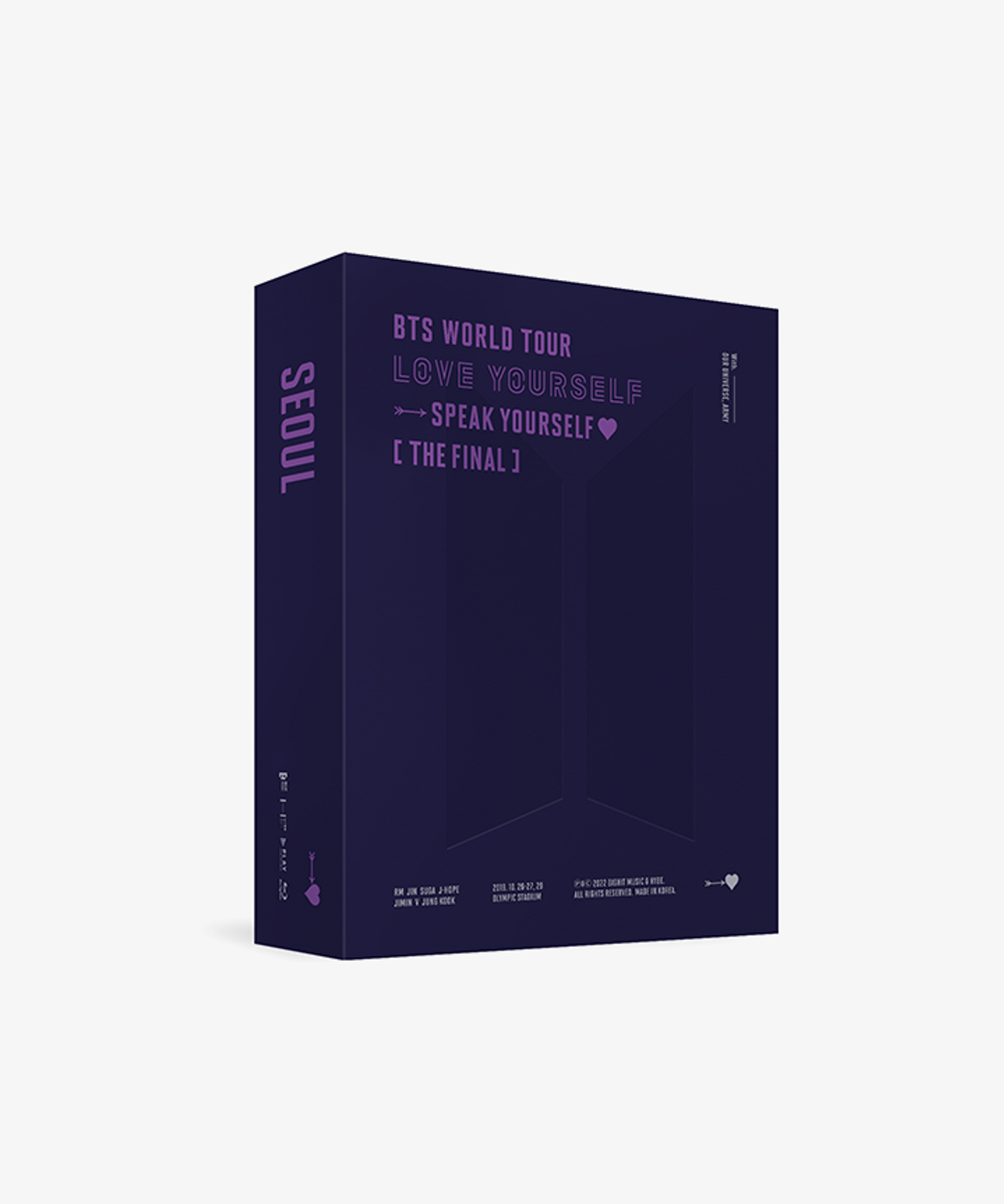BTS- WORLD TOUR ‘LOVE YOURSELF : SPEAK YOURSELF’ [THE FINAL] (Blu-Ray)
