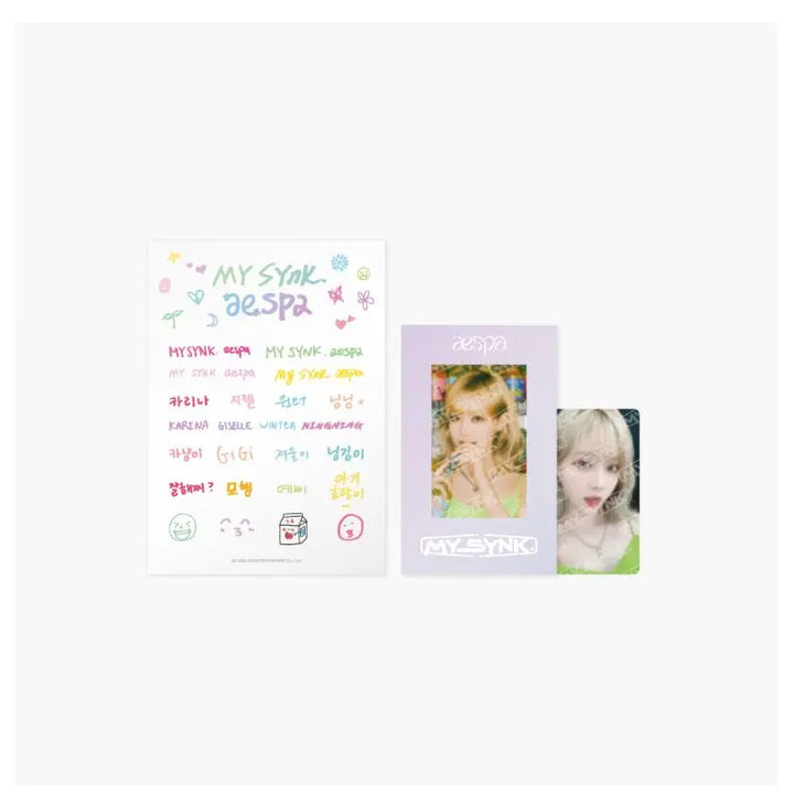 Aespa - Mini Frame + PhotoCard Set - HALLYUSUPERSTORE
