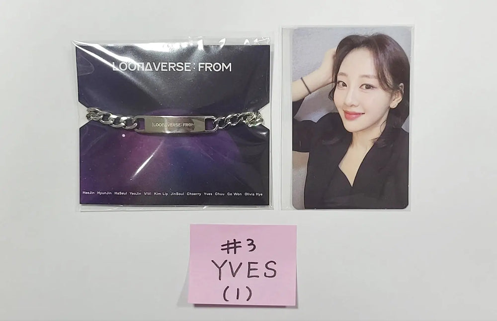 Loona " Loona VERSE : FROM" - 2022 Concert Chain Bracelet + Photocard - HALLYUSUPERSTORE