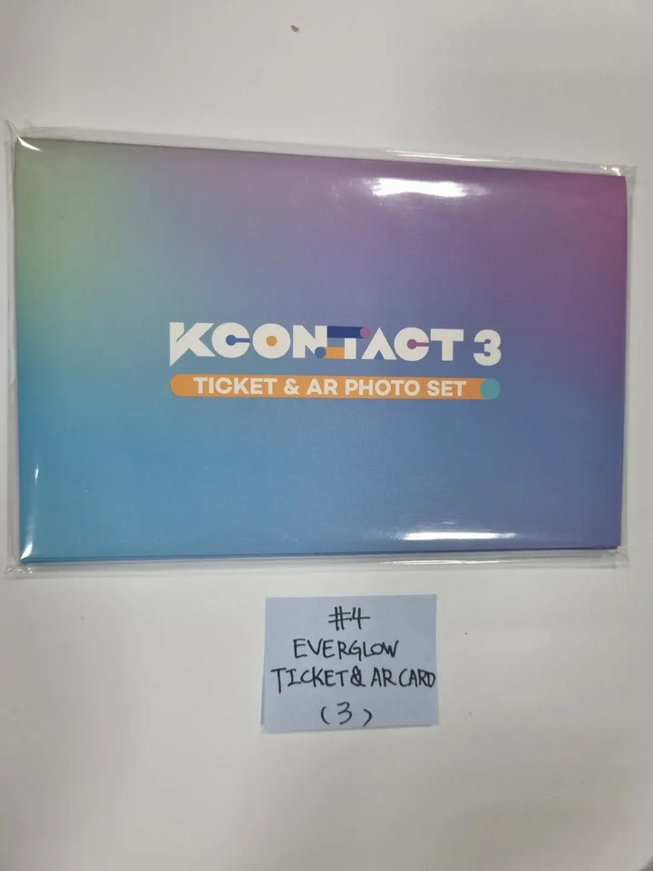 KCON:TACT3 OFFICIAL MD - AR Card Set, Voice Key Ring (Loona, Everglow, Mamamoo, Dreamcatcher) - HALLYUSUPERSTORE