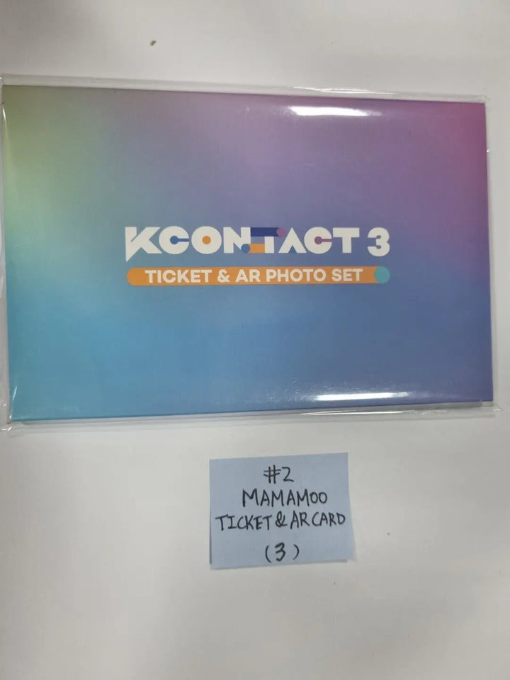 KCON:TACT3 OFFICIAL MD - AR Card Set, Voice Key Ring (Loona, Everglow, Mamamoo, Dreamcatcher) - HALLYUSUPERSTORE