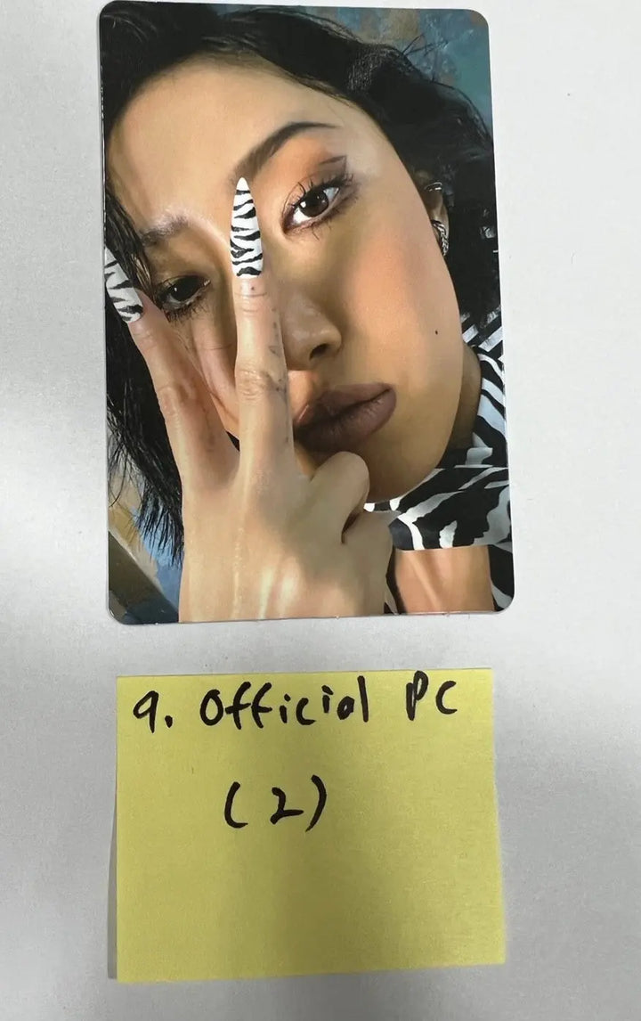 Hwa Sa "Guilty Pleasure" - Whosfan Cafe Event PVC Photocard, Official Photocard, 4 x 6 Photo - HALLYUSUPERSTORE