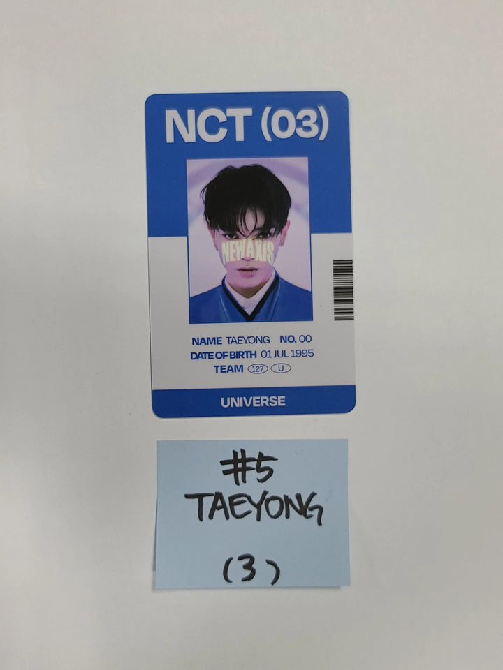 NCT Universe - SMTOWN Official ID Card, Photocard (1) - HALLYUSUPERSTORE