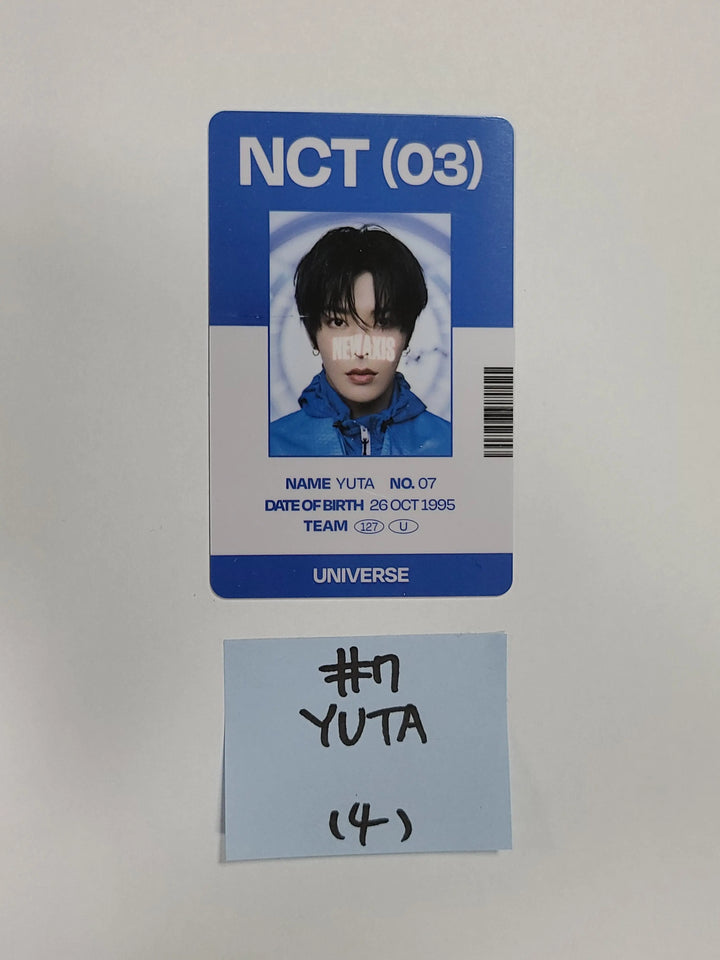 NCT Universe - SMTOWN Official ID Card, Photocard (1) - HALLYUSUPERSTORE