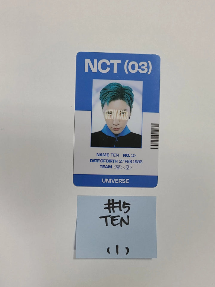 NCT Universe - SMTOWN Official ID Card, Photocard (1) - HALLYUSUPERSTORE