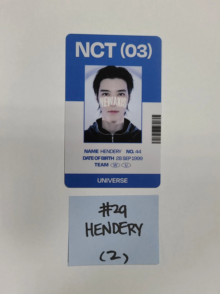 NCT Universe - SMTOWN Official ID Card, Photocard (2) - HALLYUSUPERSTORE