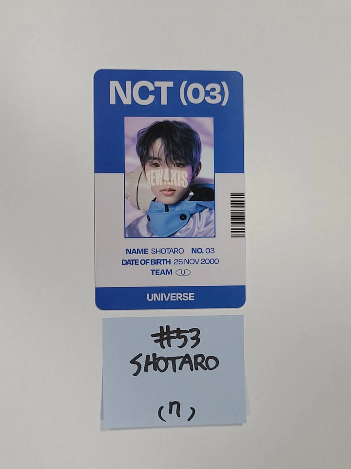 NCT Universe - SMTOWN Official ID Card, Photocard (3) - HALLYUSUPERSTORE
