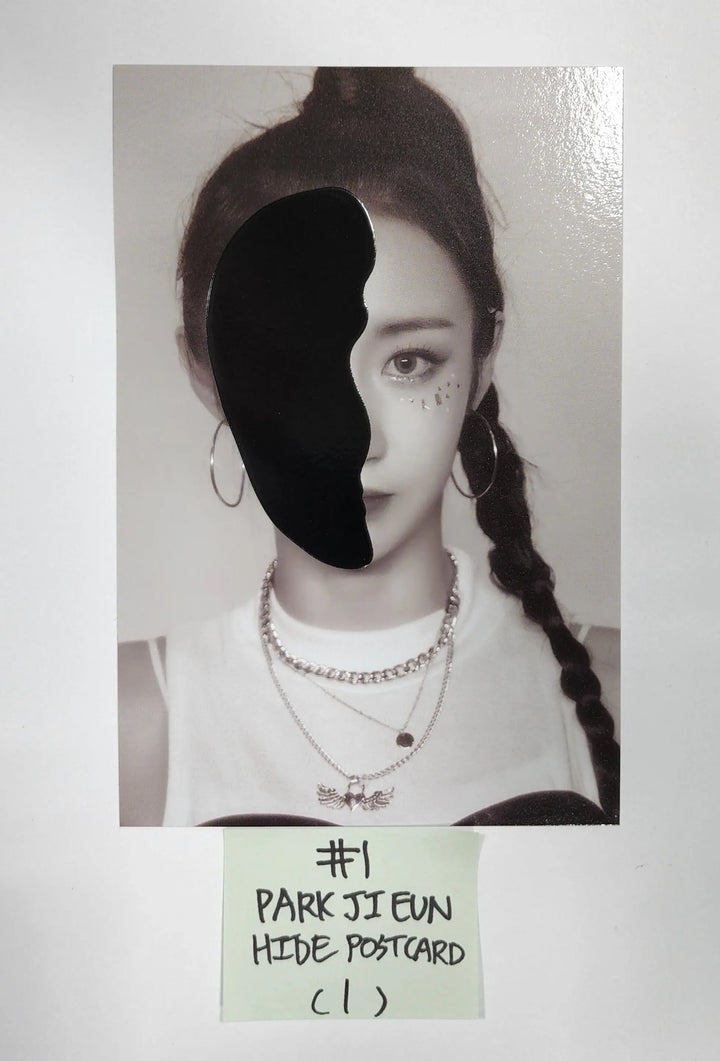 Purple Kiss 'memeM' - Official Folded Poster, Hide Postcard - HALLYUSUPERSTORE