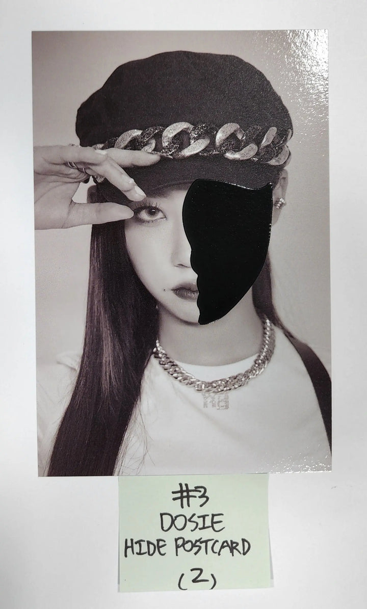 Purple Kiss 'memeM' - Official Folded Poster, Hide Postcard - HALLYUSUPERSTORE