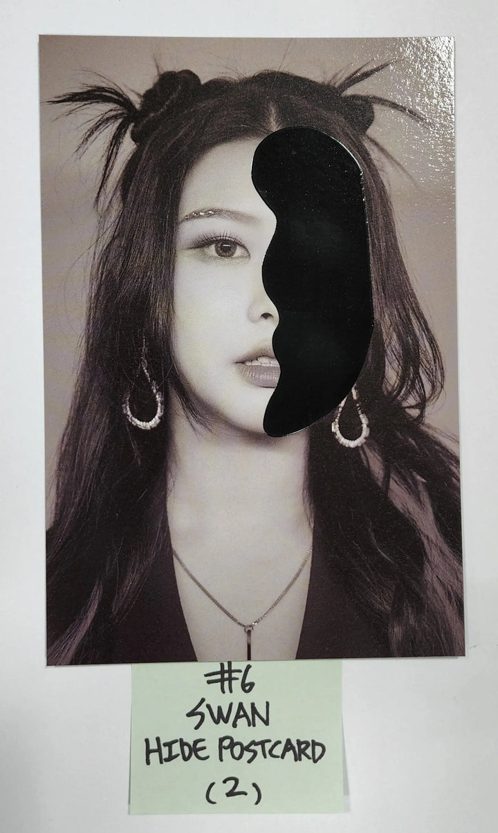 Purple Kiss 'memeM' - Official Folded Poster, Hide Postcard - HALLYUSUPERSTORE