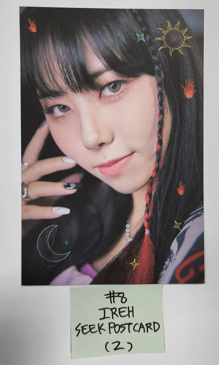Purple Kiss 'memeM' - Official Folded Poster, Hide Postcard - HALLYUSUPERSTORE