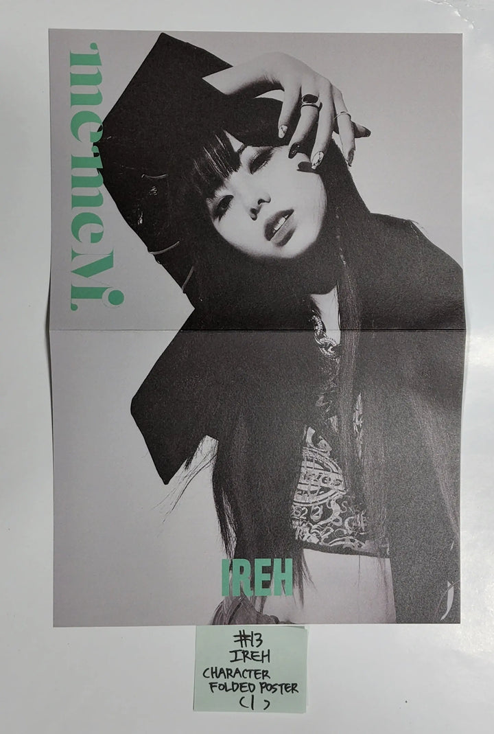 Purple Kiss 'memeM' - Official Folded Poster, Hide Postcard - HALLYUSUPERSTORE
