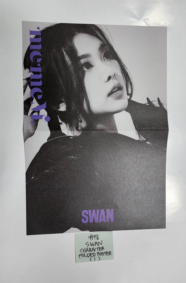Purple Kiss 'memeM' - Official Folded Poster, Hide Postcard - HALLYUSUPERSTORE