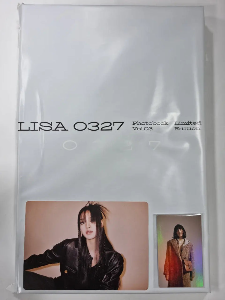 Lisa 0327 Photobook Vol.3 Limited Edition - Weverse Shop Pre-Order Benefit Photocard + Photobook - HALLYUSUPERSTORE