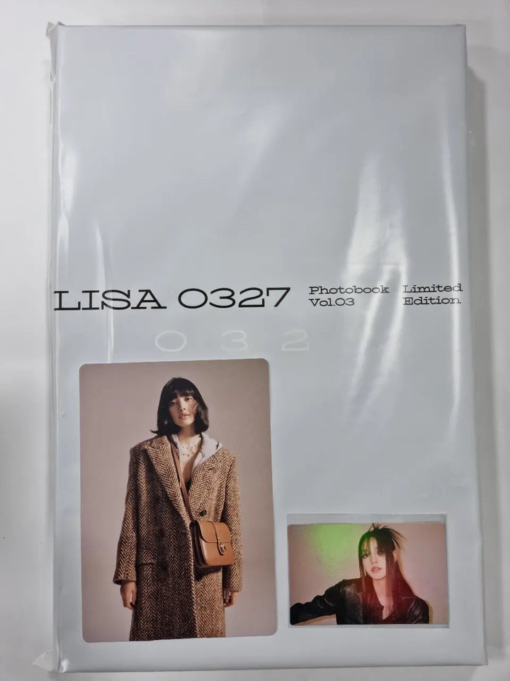 Lisa 0327 Photobook Vol.3 Limited Edition - Weverse Shop Pre-Order Benefit Photocard + Photobook - HALLYUSUPERSTORE
