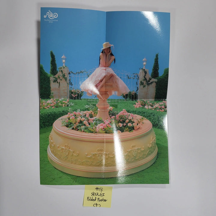 Red velvet 'The ReVe Festival 2022 - Feel My Rhythm' - Official Photocard, Book Mark, Folded Poster - HALLYUSUPERSTORE