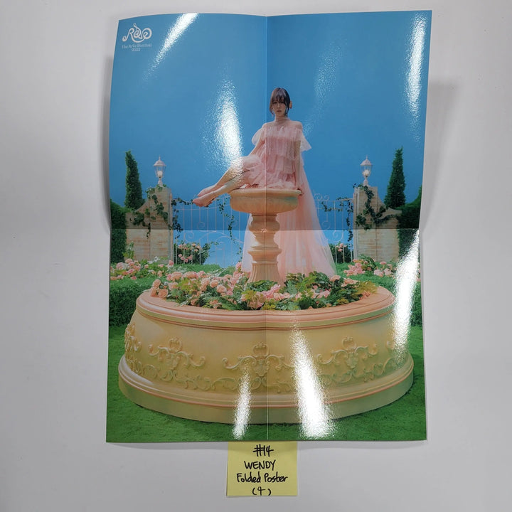 Red velvet 'The ReVe Festival 2022 - Feel My Rhythm' - Official Photocard, Book Mark, Folded Poster - HALLYUSUPERSTORE