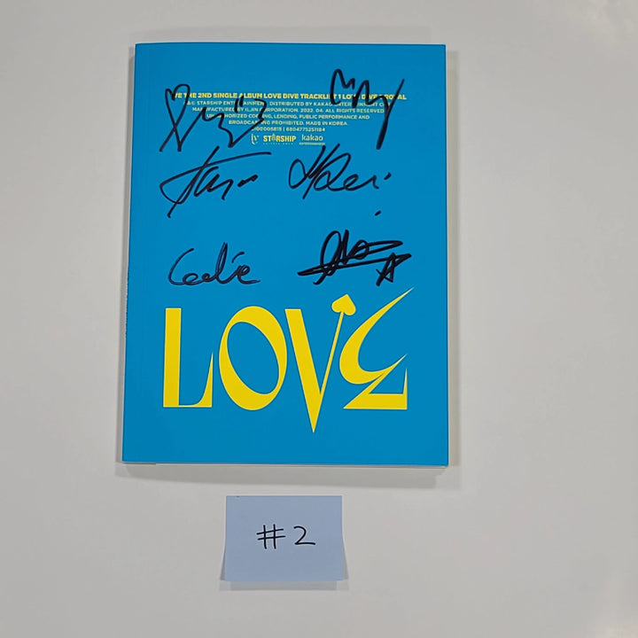 IVE - Hand Autographed(Signed) Promo Album - HALLYUSUPERSTORE