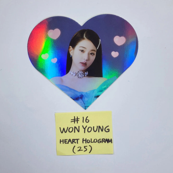 IVE 'LOVE DIVE' 2nd Single - Official Photocard, Heart Hologram Card - HALLYUSUPERSTORE