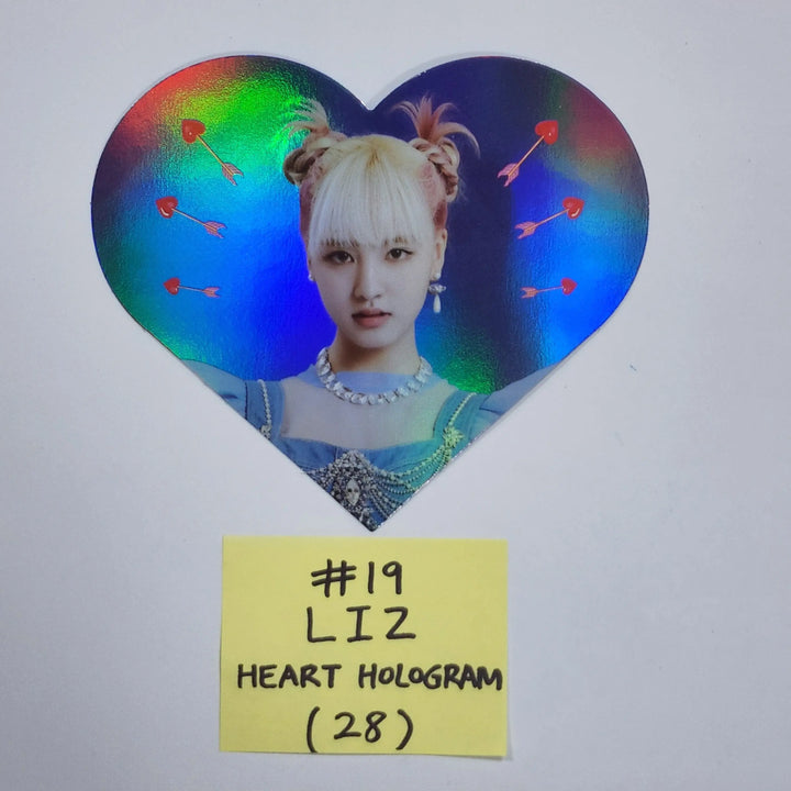 IVE 'LOVE DIVE' 2nd Single - Official Photocard, Heart Hologram Card - HALLYUSUPERSTORE