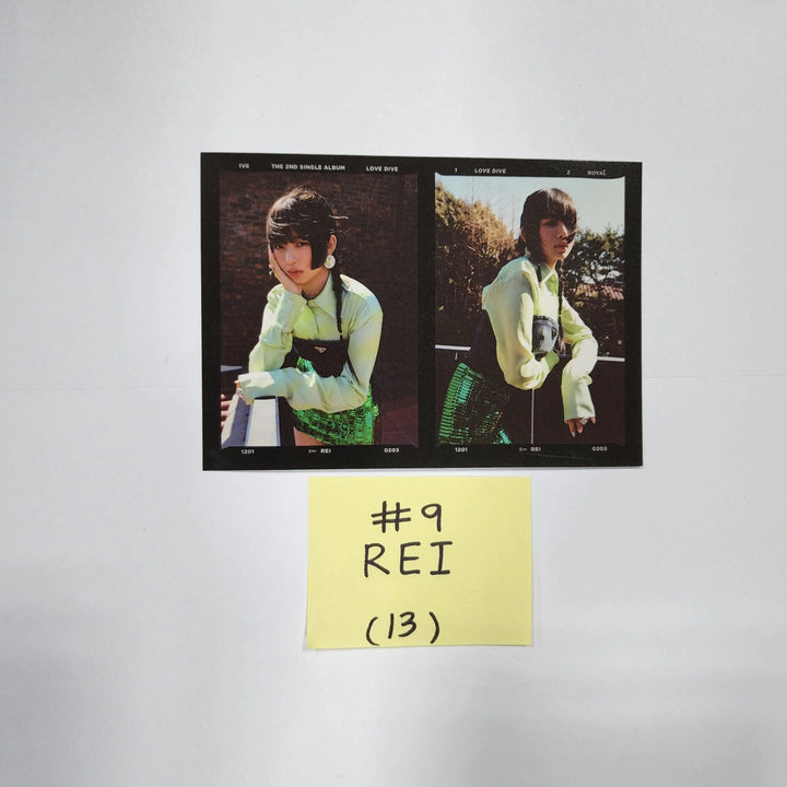 IVE 'LOVE DIVE' (Jewel Ver.) - Official Photocard, 2 Cut Photo, Mini Folded Poster - HALLYUSUPERSTORE