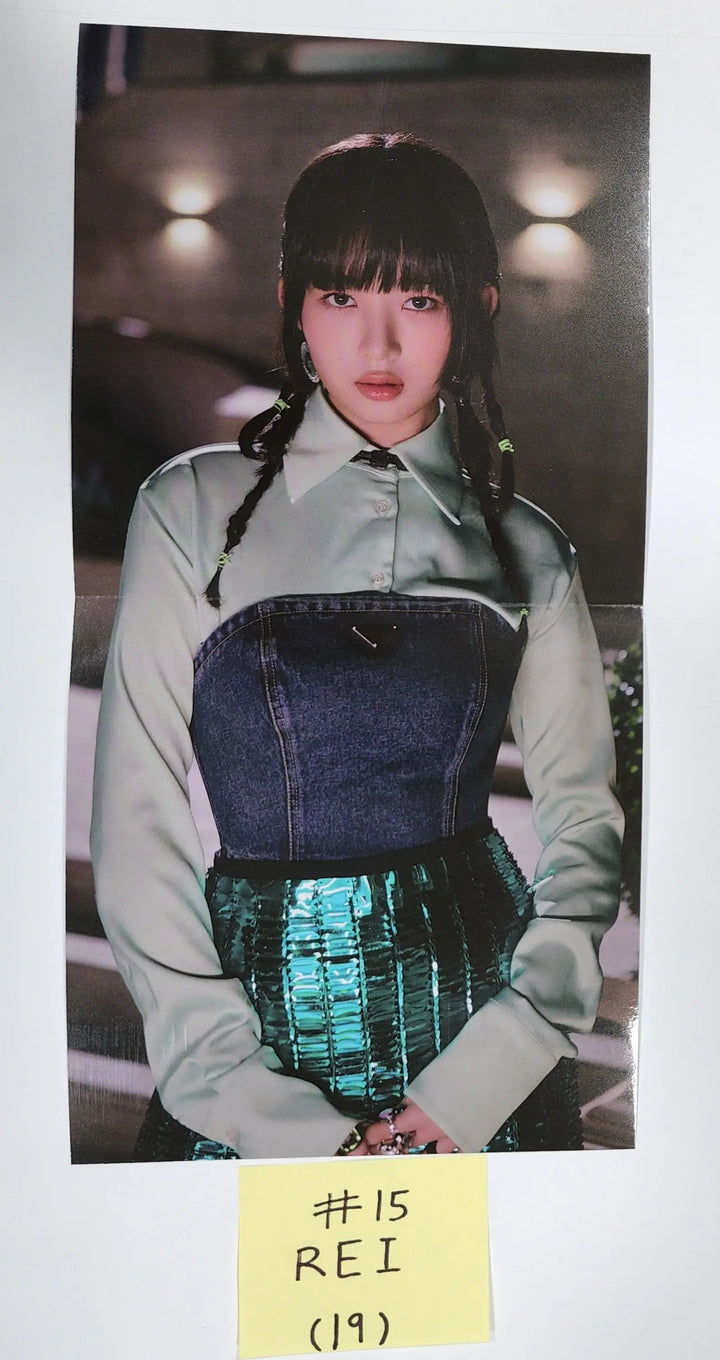 IVE 'LOVE DIVE' (Jewel Ver.) - Official Photocard, 2 Cut Photo, Mini Folded Poster - HALLYUSUPERSTORE