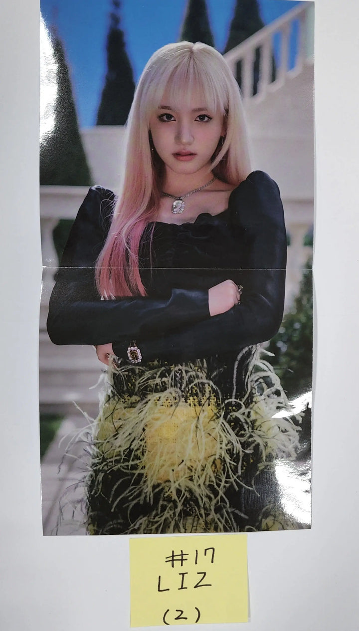 IVE 'LOVE DIVE' (Jewel Ver.) - Official Photocard, 2 Cut Photo, Mini Folded Poster - HALLYUSUPERSTORE