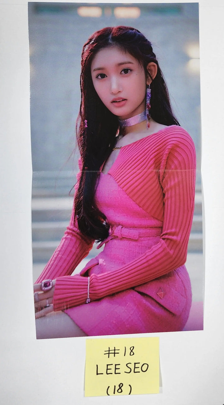 IVE 'LOVE DIVE' (Jewel Ver.) - Official Photocard, 2 Cut Photo, Mini Folded Poster - HALLYUSUPERSTORE