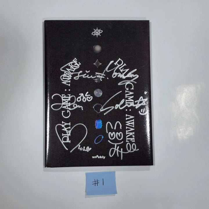 Weeekly "Play Game : AWAKE" - Hand Autographed(Signed) Album - HALLYUSUPERSTORE