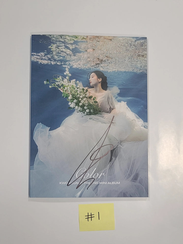 Kwon Eunbi "Color" - Hand Autographed(Signed) Promo Album ( Restocked 4/15 ) - HALLYUSUPERSTORE