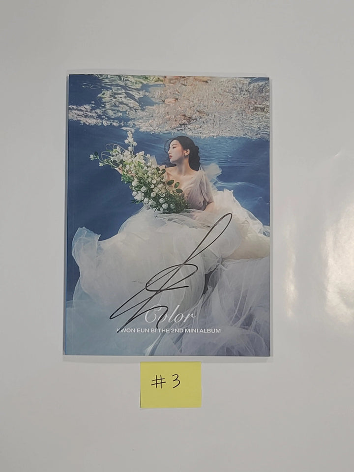 Kwon Eunbi "Color" - Hand Autographed(Signed) Promo Album ( Restocked 4/15 ) - HALLYUSUPERSTORE