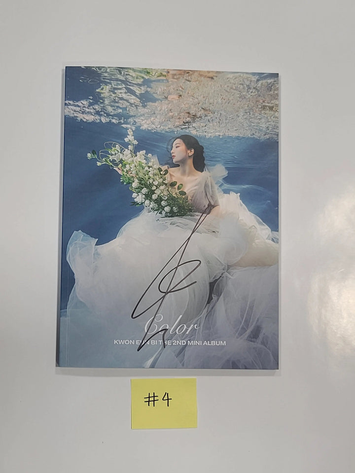 Kwon Eunbi "Color" - Hand Autographed(Signed) Promo Album ( Restocked 4/15 ) - HALLYUSUPERSTORE