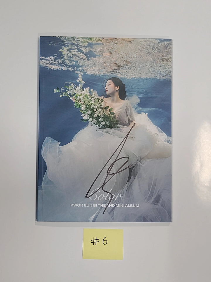 Kwon Eunbi "Color" - Hand Autographed(Signed) Promo Album ( Restocked 4/15 ) - HALLYUSUPERSTORE