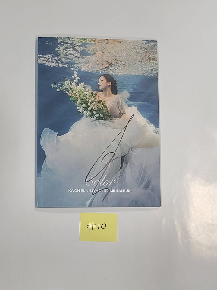 Kwon Eunbi "Color" - Hand Autographed(Signed) Promo Album ( Restocked 4/15 ) - HALLYUSUPERSTORE