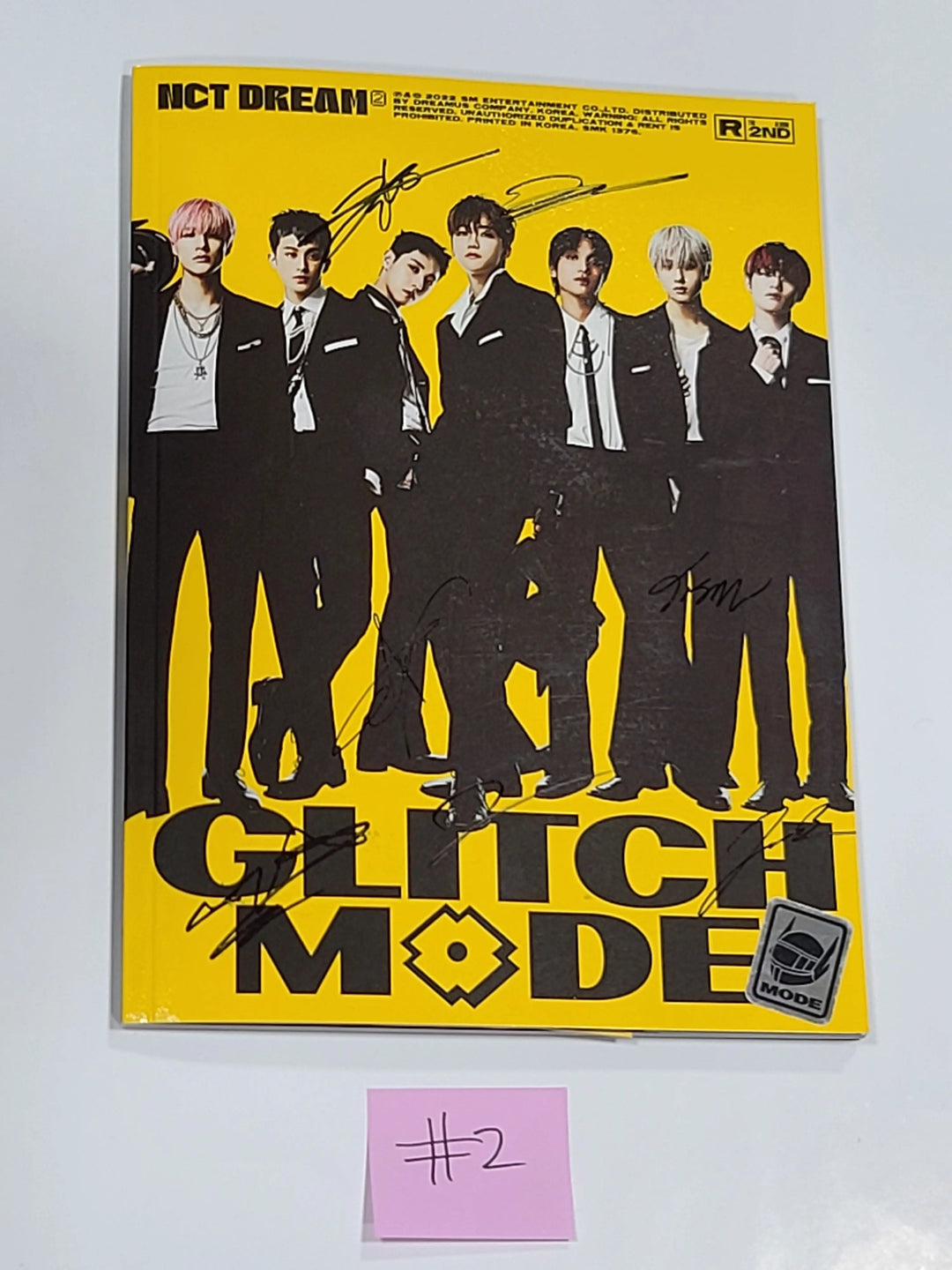 NCT Dream 'Glitch Mode' - Hand Autographed(Signed) Promo Album - Must Read! - HALLYUSUPERSTORE